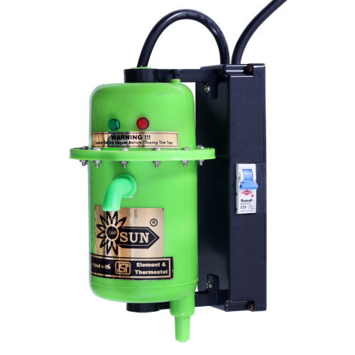 Yalli Sun water Heater Instant Wall Mounted Water Heater Vx Model (Green)
