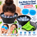 Combo of Eye Mask + Ice Bowl + Microfiber Cloth 1 Combo of Eye Mask + Ice Bowl + Microfiber Cloth 1