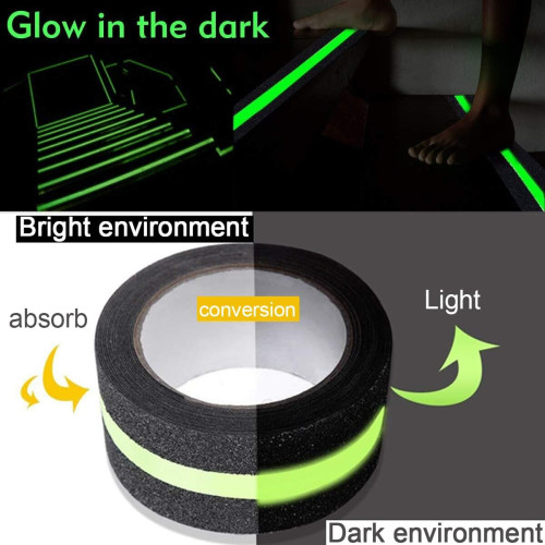 Green Light Luminous Radium Tape