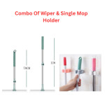 Combo of Single Mop Holder 1pcs & Wiper 1pcs