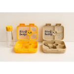 Lunch Box Set with Water Bottle – BPA-Free Plastic, 3 Compartments, Leak-Proof, Lunch Box Set with Water Bottle – BPA-Free Plastic, 3 Compartments, Leak-Proof,