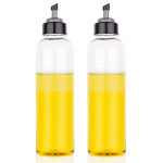 Plastic oil bottle 2 pcs ( 1 liter ) Plastic oil bottle 2 pcs ( 1 liter )