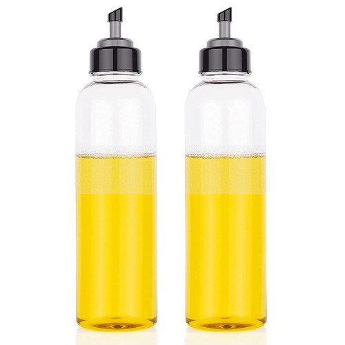 Plastic oil bottle 2 pcs  ( 1 liter )