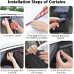 Car Side Window Curtains ( pack of 4 )