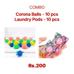 Combo of Corona Balls 10pcs & Washing pods 10pcs