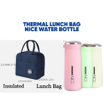 Combo of Nice Bottle 1 pcs & Lunch bag 1pcs