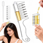 Hair Oil Applicator Comb & Refillable Scalp Massager Hair Oil Applicator Comb & Refillable Scalp Massager