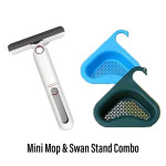 Combo of Mini mop 1 and Swan stand 2 pcs