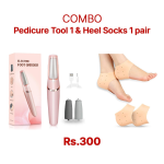 Combo of Pedicure tool 1 & Heel Socks 1
