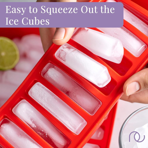 Rectangle Shapes Ice Cube Tray Mould with 10 Cavity Mould pack of  [ 2 pcs ]