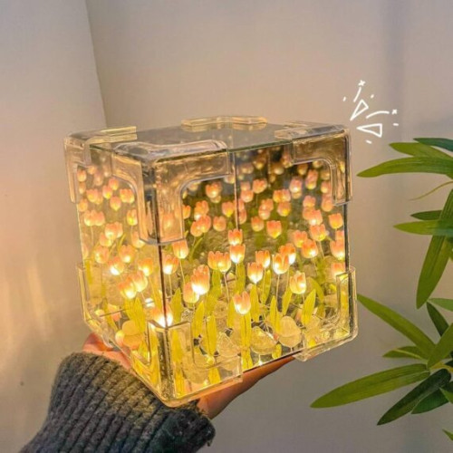 DIY Tulip design box night lamp