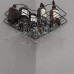 Corner L Shape Metal Stand