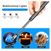 Electric Rechargeable Windproof USB Lighter