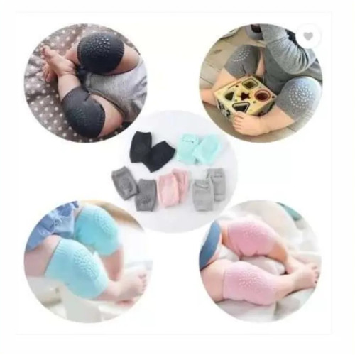 Crawling Baby Anti-Slip Elbow Knee Pads (Random colors)