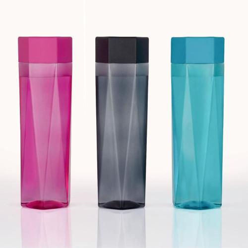 Hexagon 1 lit water bottle ( 3 pcs set )
