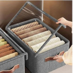 Grey Dress Organizer with Closing Lid