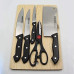 Kitchen Cutting Board with 4 Knife Sets