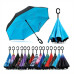 Reverse Umbrella with C-Shaped Hands Free Handle for Women and Men
