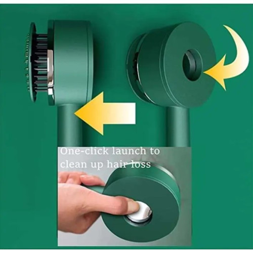 Self Cleaning Button Press Hair Comb