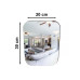 Square Shape Mirror 2 pcs (30cm x 20cm)