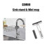 Combo of sink stand and mini mop