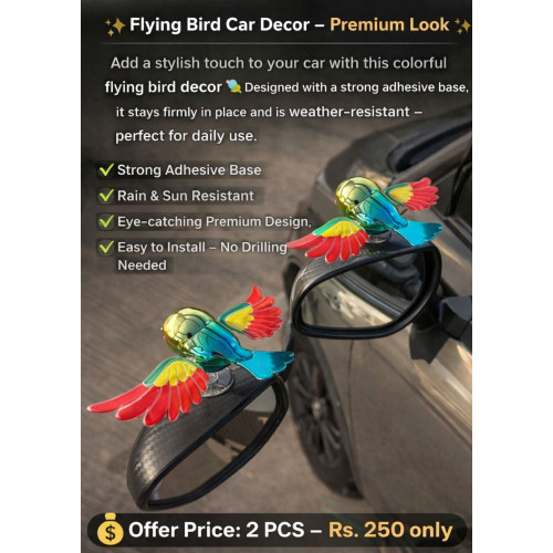 Flying Birds Car Decoration  2 PCS