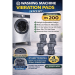 Washing Machine Vibration Pads  (4 pcs Set)