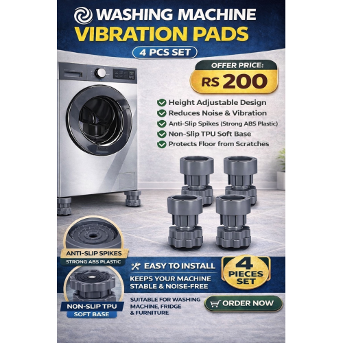 Washing Machine Vibration Pads  (4 pcs Set)