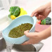 Multi-purpose Bowl Strainer for Washing Rice, Pulses, Fruits & Vegetables, Noodles (Random colors)