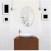 Oval Shape Mirror Stickers (2 PCS) Safe Packing
