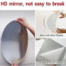Oval Shape Mirror Stickers (2 PCS) Safe Packing