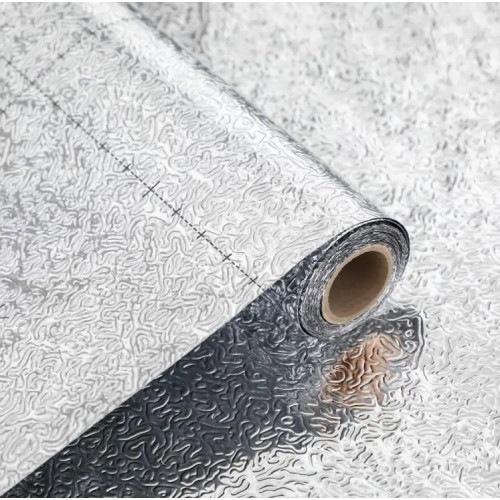 Oil Proof Silver Sticker Roll