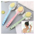 Back Body Bath Brush Stick with Bristles and Loofah