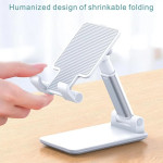 Adjustable Desktop Mobile Stand (White color)