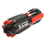 8 in 1 Multi Function Screw Driver Kit With LED Torch