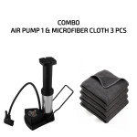 Combo of Air pump and Microfiber cloth 3 pcs