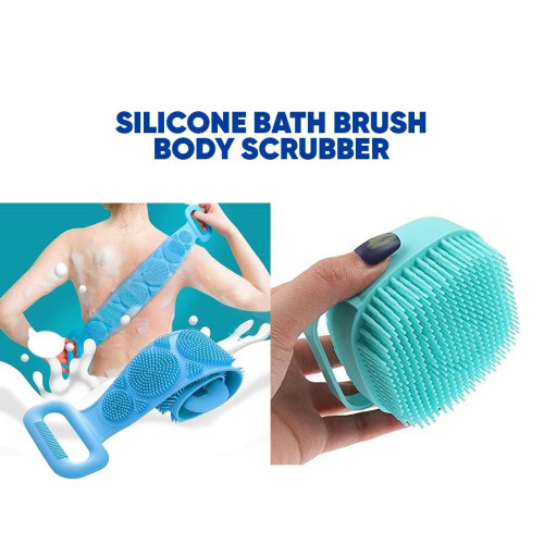 Combo of Body scrubber 1 and Bath brush 1