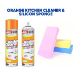 Combo of kitchen oil spray and sponge