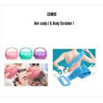 Combo of Hair Scalp and Body Scubber