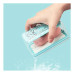 2-in-1 Portable Laundry Rolling Soap Box with Rubber Roller Foaming Soap Saver with Drain Holes