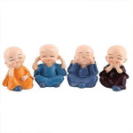 Miniature Buddha Statues [ Set of 4 ]