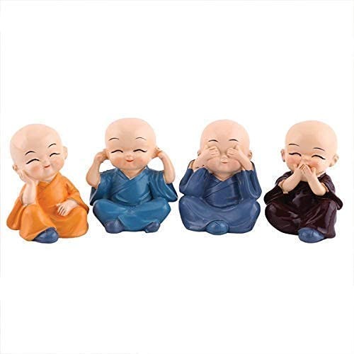 Miniature Buddha Statues [ Set of 4 ]