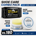White Shoe Cleaner & Shoe Wipes Combo1 pack White Shoe Cleaner & Shoe Wipes Combo1 pack