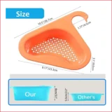 2 pcs of swan shape kitchen drain basket