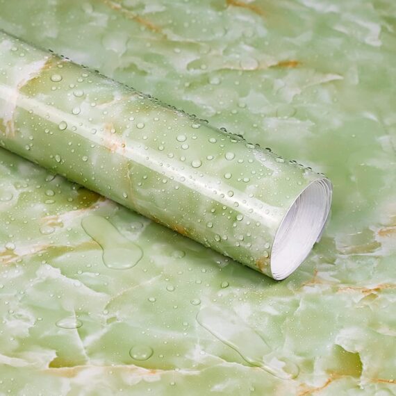 Oil Proof Adhesive Green Sticker Roll ( 2 meters )