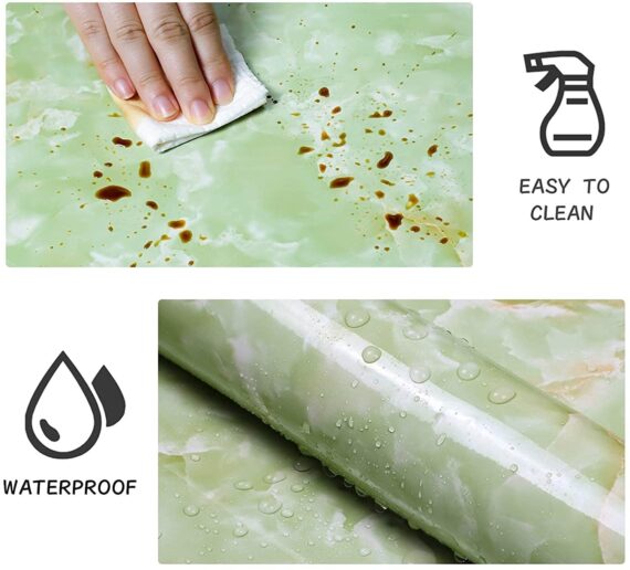 Oil Proof Adhesive Green Sticker Roll ( 2 meters )