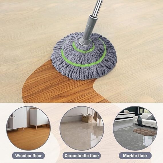 Microfiber Twist Mop for Floor Cleaning