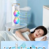 Double Ended Spray Fan with LED Light Cooler