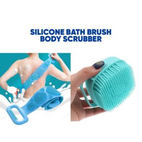 Combo of Body scrubber 1 and Bath brush 1