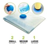 Vacuum Storage Bags for Clothes with Hand Pump  [ 5-Pack ]